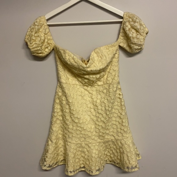 Yellow Helen Owen x Aqua Mini Dress - S - Picture 2 of 5
